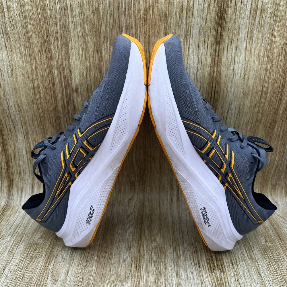 ASICS GT-2000 14 Running Shoes Men's Size 12 Grey Blue Orange Sneakers 1011C056 - Picture 7 of 10